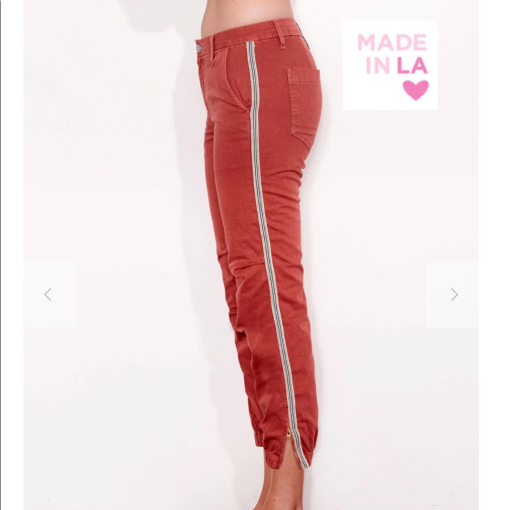 Sundry pants. Cotton twill zip jogger. Size 28.